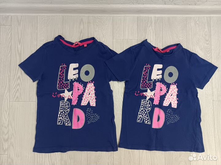 Одежда для девочек двойняшек 110-116 пакетом