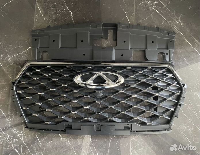 Передний бампер в сборке на chery tiggo 7 PRO MAX