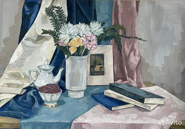 Картина гуашью