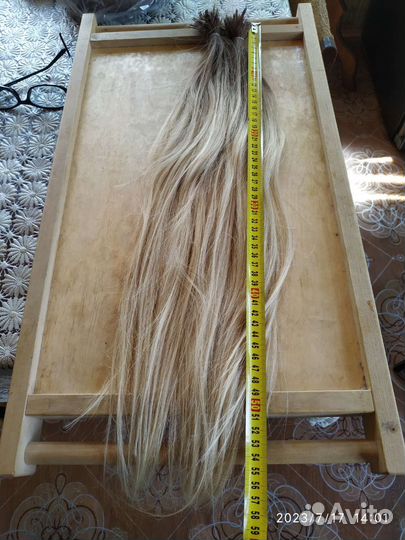 Волосы для наращивания 55 см бу