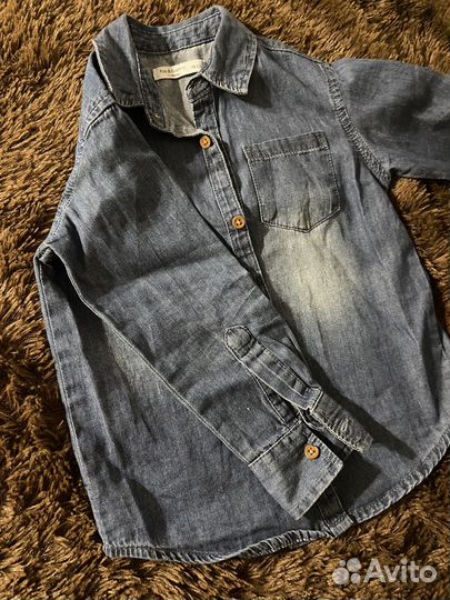 Рубашка джинсовая детская