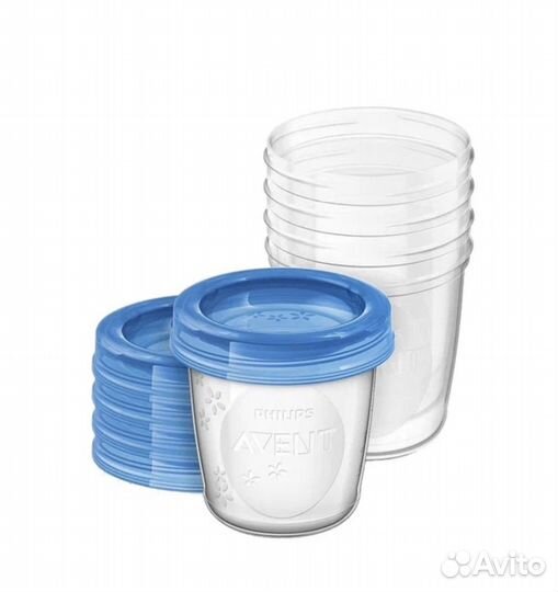 Контейнеры avent для хранения грудного молока