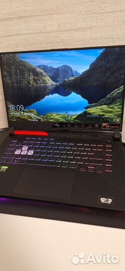 Игровой ноутбук rtx 3050 ti, ryzen 4800H, 16gb озу