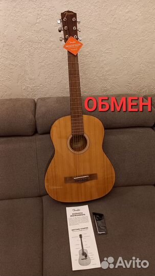 Акустическая гитара fender fa-15 steel 3/4