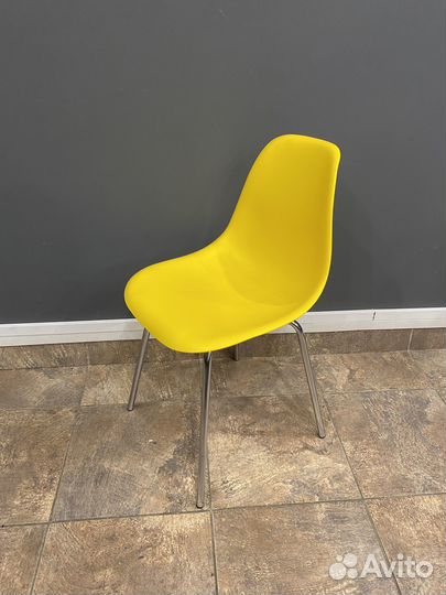 Стул С-07 Шелл хром (желтый)
