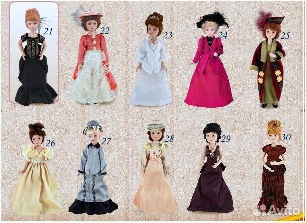 Куклы дамы эпохи