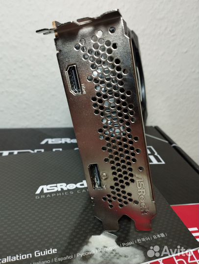 RX 6400 Asrock Challenger 4GB Игровая видеокарта