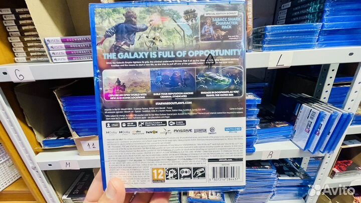 Star wars outlaws ps5 диск