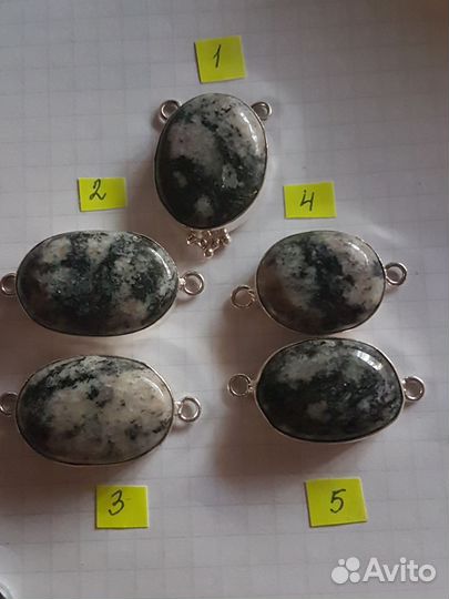 Коннекторы с натуральными камнями