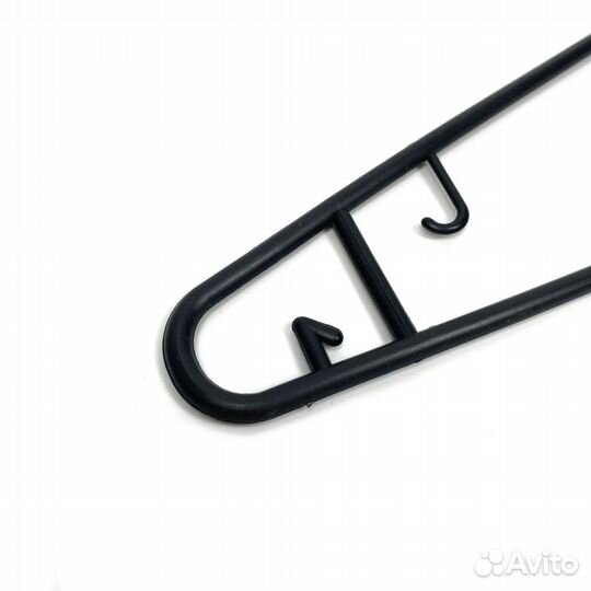 Вешалка для трикотажа черная пластик 410мм