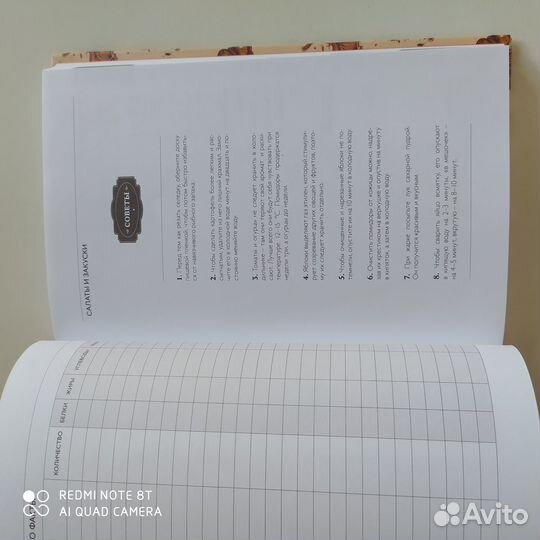 Книга для записи рецептов