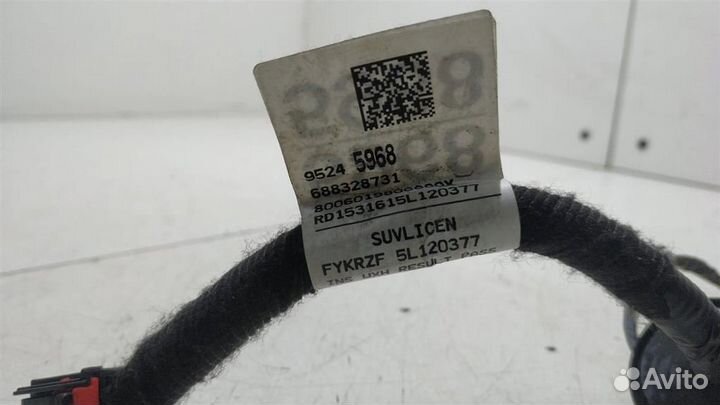 Проводка подсветки номера Opel Mokka