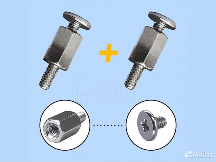 Стойка и винт крепления M.2 SSD накопителей для MS