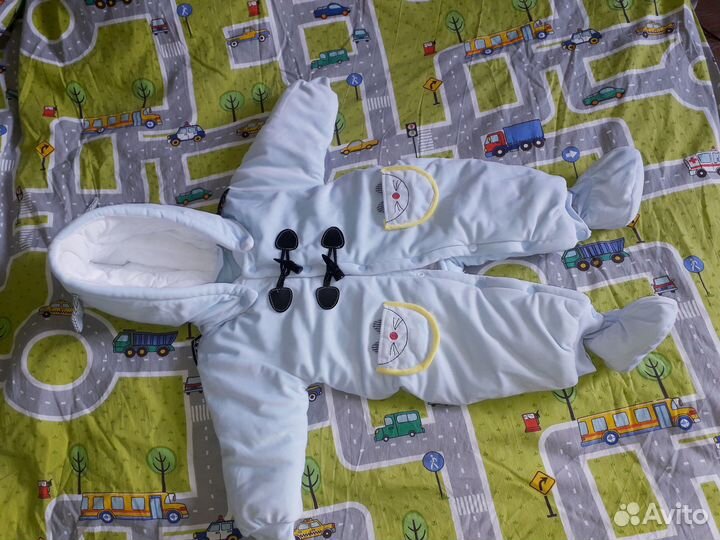 Осенний комбинезон 68 74