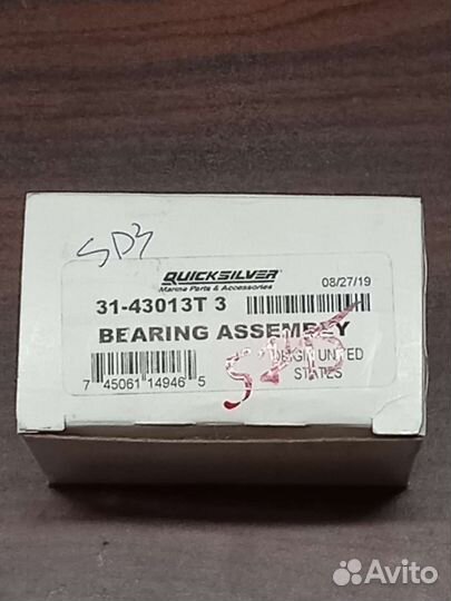 Подшипник коленвала Mercury 31-43013T3