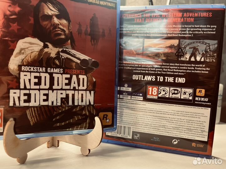 Red Dead Redemption 1 ps4/ps5 диск