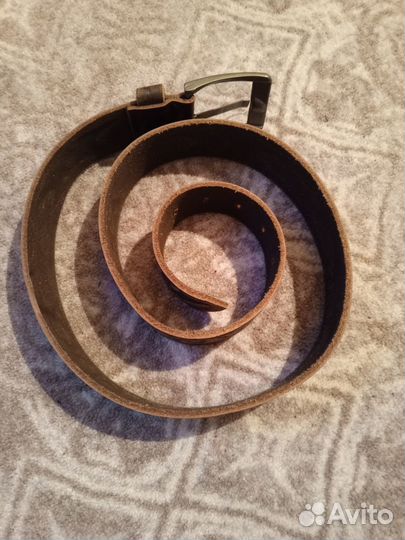 Ремень кожаный ширина 4.3см