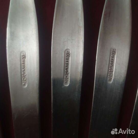 Мельхиоровые вилки, ложки, ножи из нержавейки