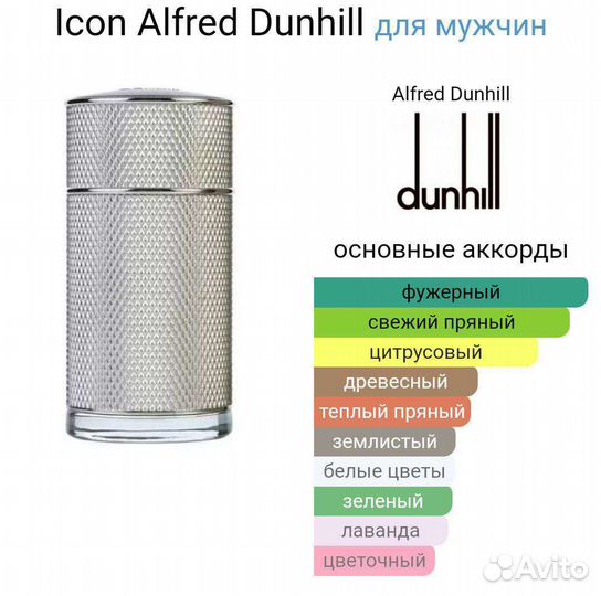 Dunhill Icon 100 мл оригинал парфюмерия распив