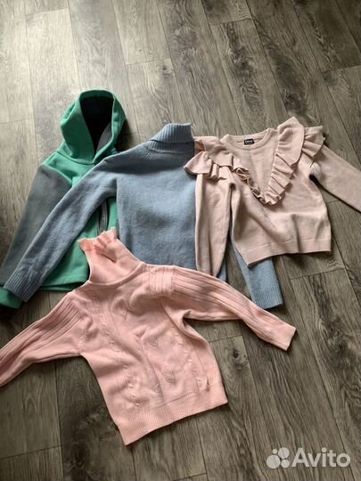 Большой пакет вещей для девочки 122-128