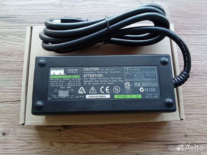 Блок питания Cisco 1720, 1721, 1750, 1751, 827