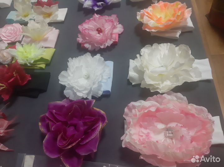 Повязки с цветочками