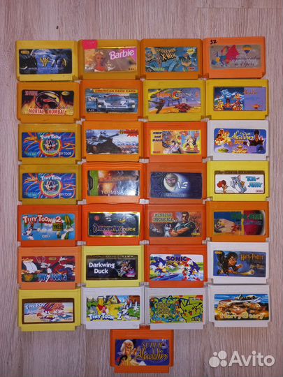 Картриджи платки кассеты денди