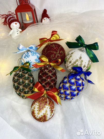 Елочные игрушки ручной работы