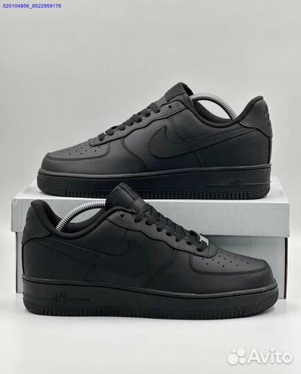 Кроссовки Nike Air Force 1 Low Black (Арт.45646)