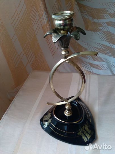 Бронзовый подсвечник