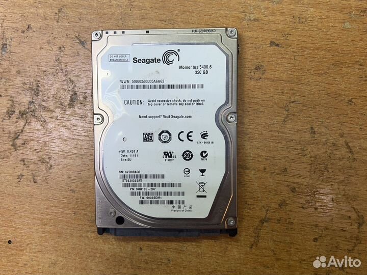 HDD для ноутбука HP Compaq 615