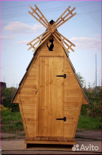 Уличный туалет с установкой ART124