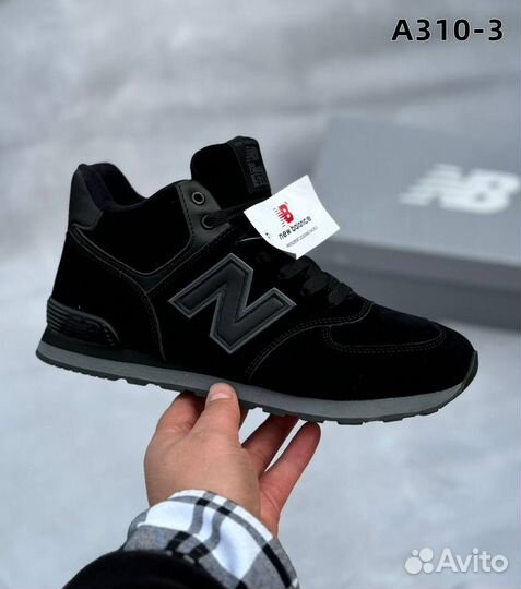 Мужские зимние кроссовки с мехом NEW balance