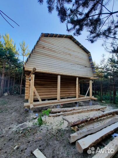 Срубы домов и бань ручной рубки 