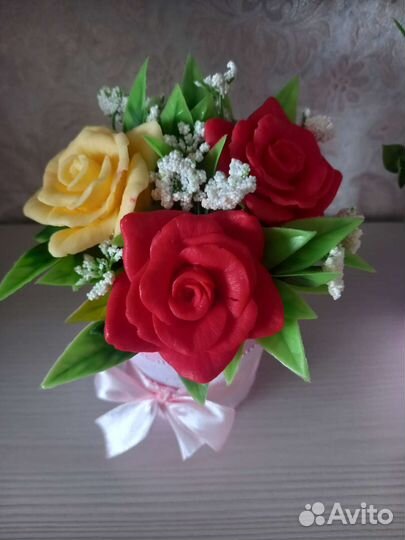 Букет из мыла ручной работы