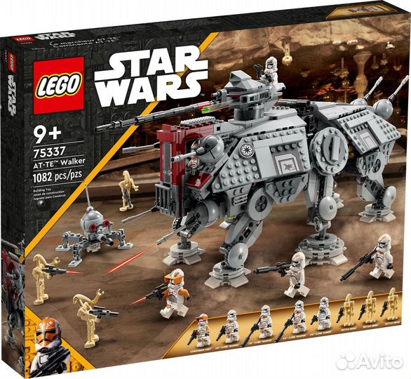 Новый Lego Star Wars 75337 Шагоход AT-TE