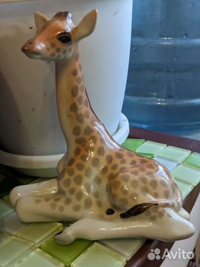 Статуэтка фарфор СССР Жираф