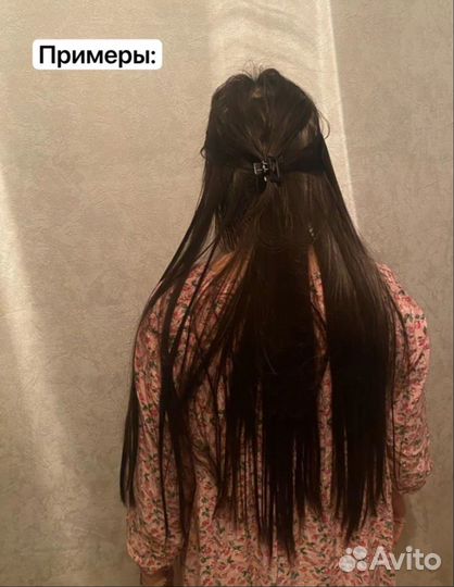 Пряди для волос на заколках