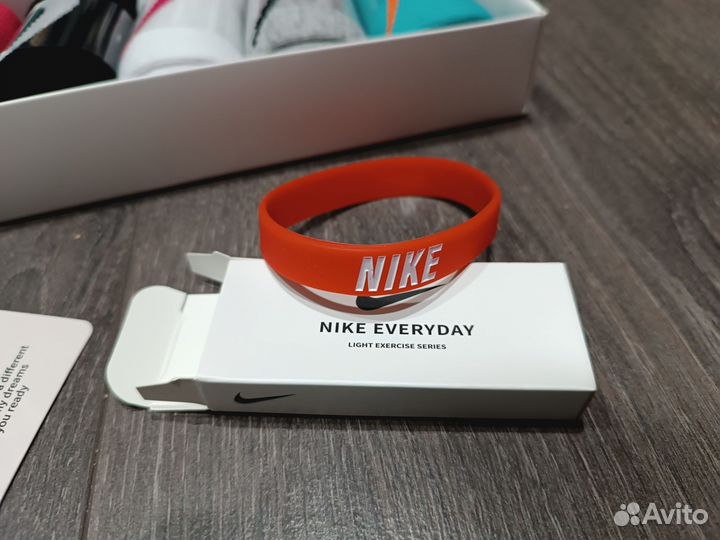 Носки Nike в коробке с браслетом 6 пар