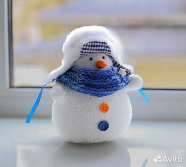 Новогодняя игрушка Снеговик интерьерная