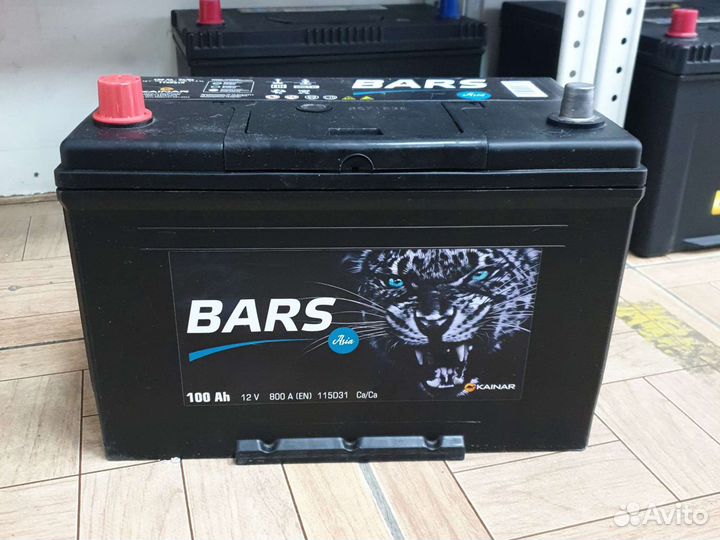 Аккумулятор Bars 100Ah Азиатский