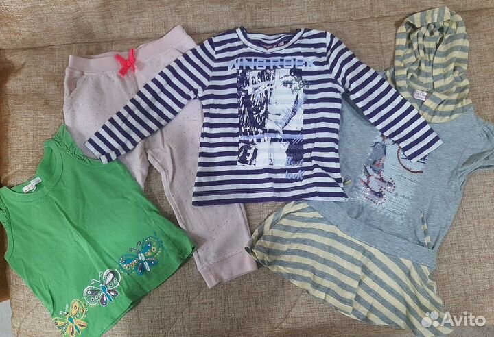 Вещи на девочку (92 -104 см) пакетом