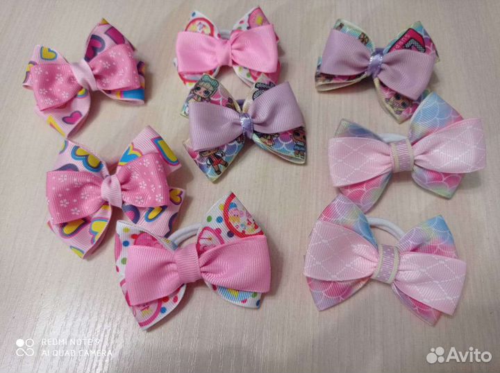 Резиночки для волос ручной работы