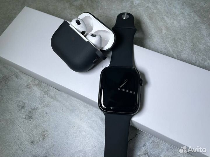 Комплект AirPods 3 + Apple Watch 9