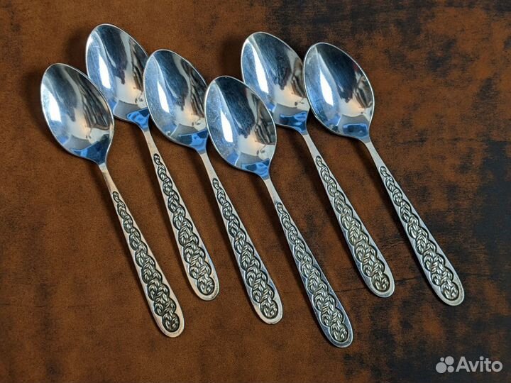 Набор чайных ложек СССР Кольчугинский завод мк4 7