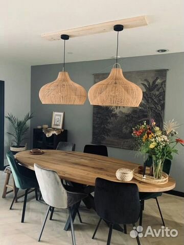 Стол овальный лофт