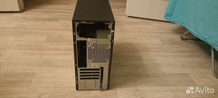 Черный корпус atx