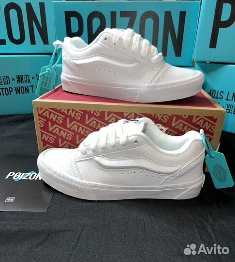 Vans Knu Skool белые оригинал