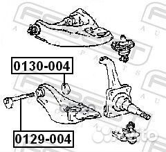 Болт эксцентрик toyota lite/townace noah 96-07