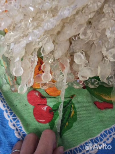 Висюльки пластиковые от советской лампы